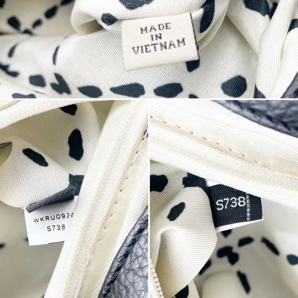 Kate Spade Bag Bexley Stevie Pebbled Black Leather Handbag Medium Slouchy Tote - Image 15