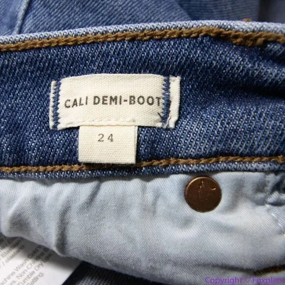 NEW Madewell Cali Demi-Boot Jeans in Bodney Wash, 24‎ - Image 13