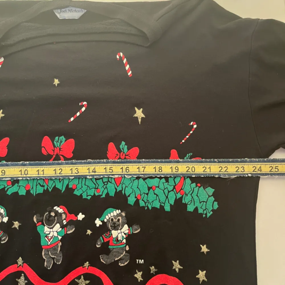 Jodi Michaels Black Holiday Sweatshirt Size L - Image 7