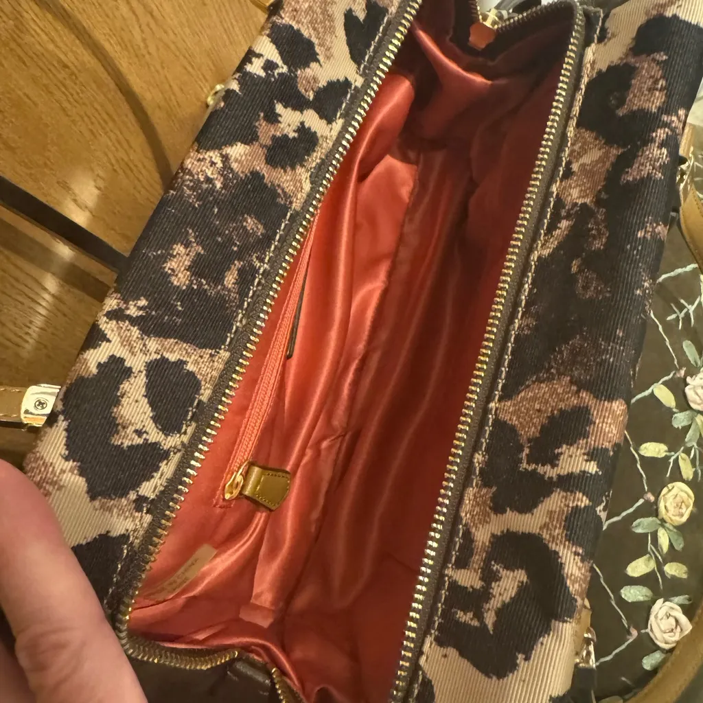 COACH Madison 25642 Ocelot Print w/Tan and dark brown leather.Peach color lining - Image 14