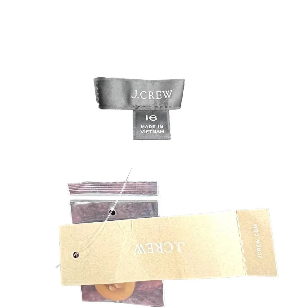 J.Crew Drapey Paper Bag Shorts‎ Black Size 16 - Image 13