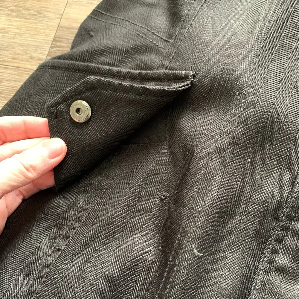 Spiewak Black Long Hooded Winter Coat M Size M - Image 8