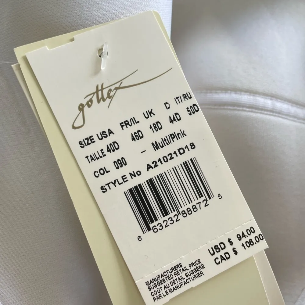 Profile‎ by Gottex Sweetheart 40 D Cup Sized Tankini Top Swimsuit Pink Size undefined - Image 5