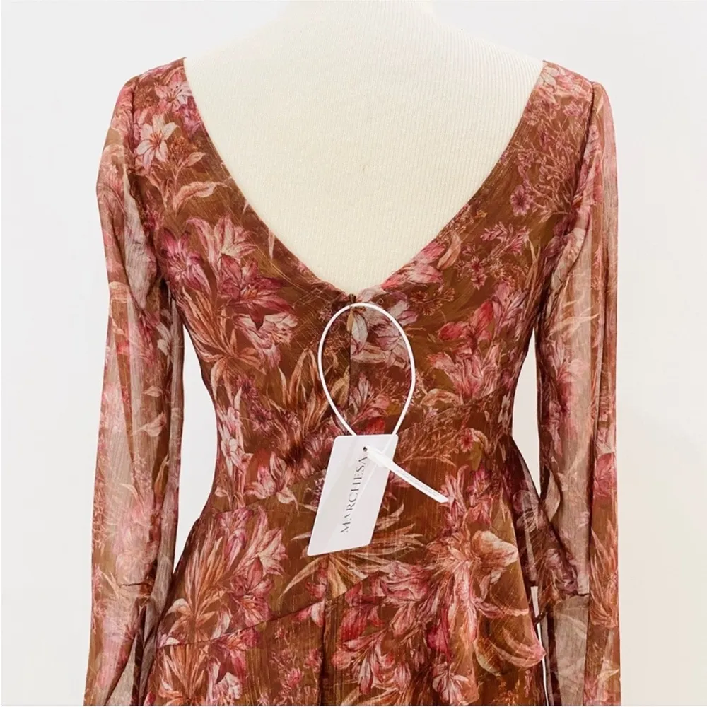 Marchesa Notte cocktail dress NWT Red Size 2 - Image 7