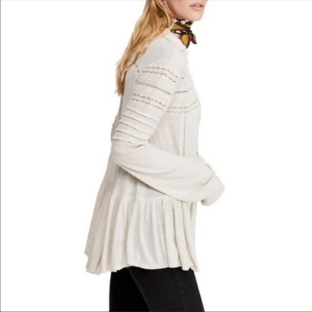 Free People Set to Stun White Top - Image 5