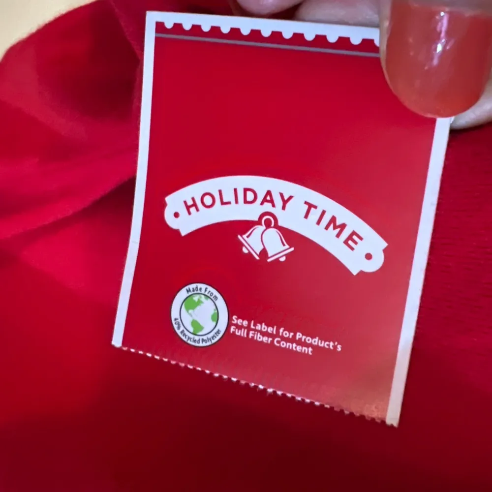 Ugly Christmas Men's 'Gold Buckle Santa' Short Sleeve T-Shirt Red Size M (38-40) - Image 5