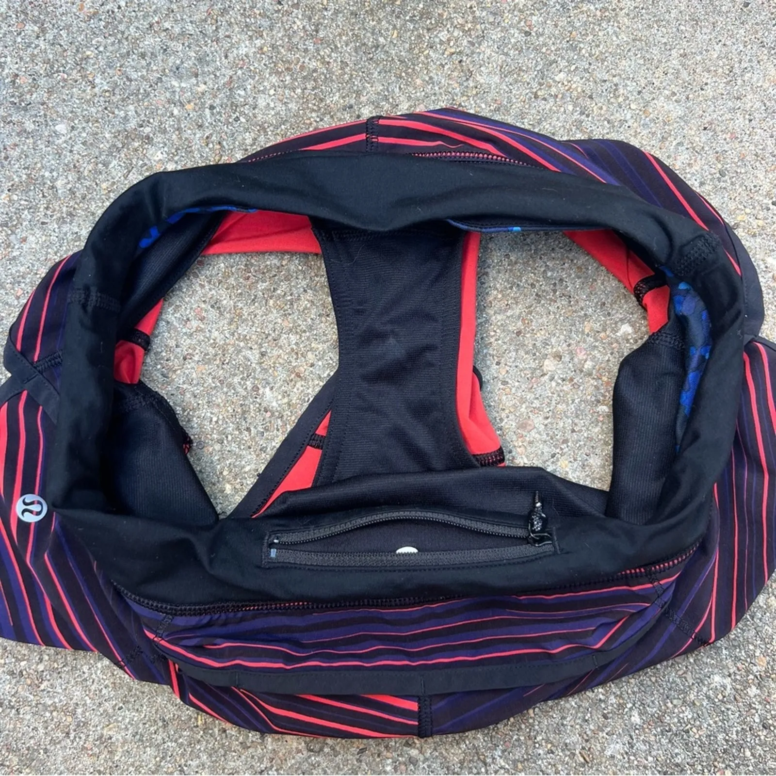 Lululemon Run Speed Shorts Red Blue Stretch - Image 5