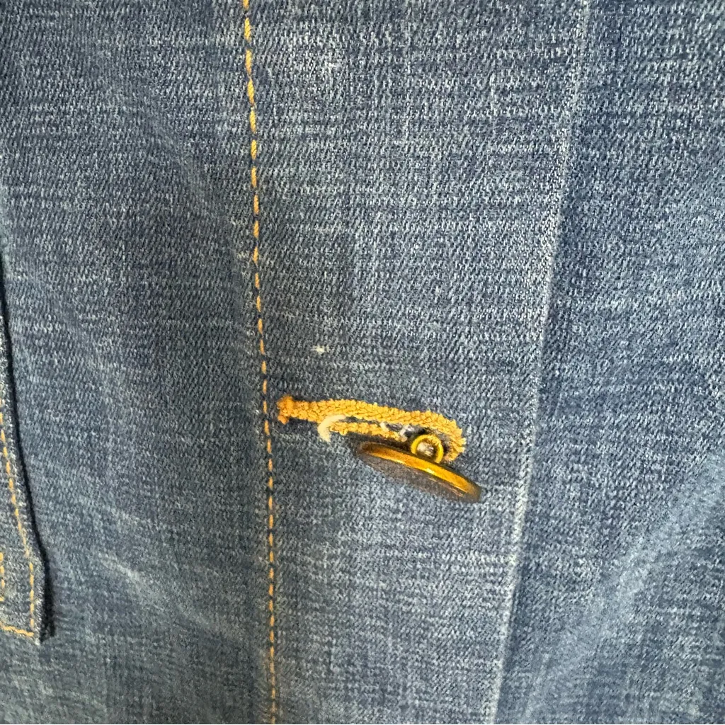 Tory Burch Rivoli Denim Button Front Skirt‎ Size 6 - Image 6