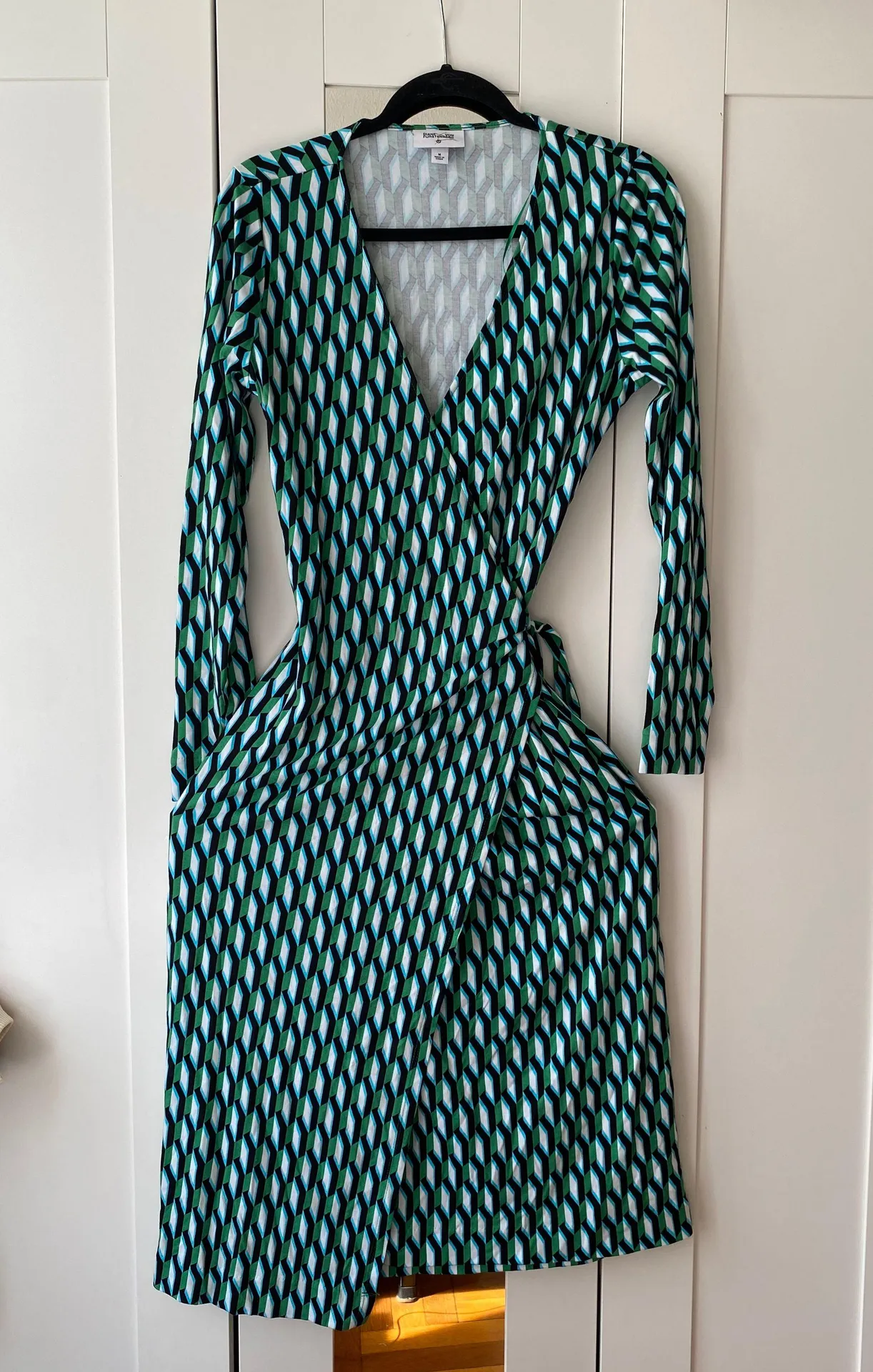 - Target Wrap Multicolor Geometric Patterned Dress - M - Image 2