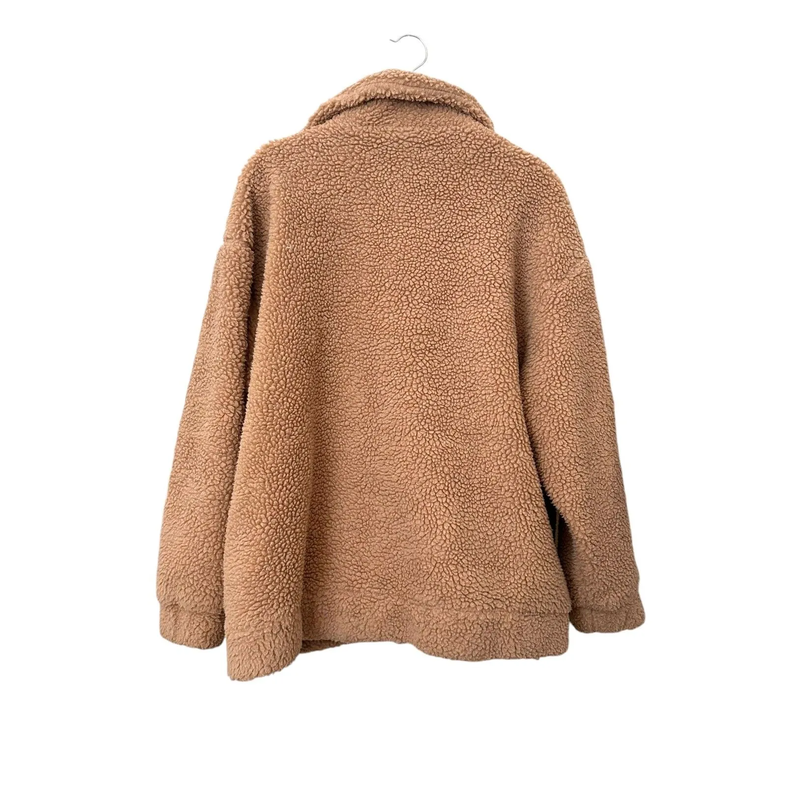 I.AM.GIA Pixie Teddy‎ Oversized Coat Tan Medium - Image 4