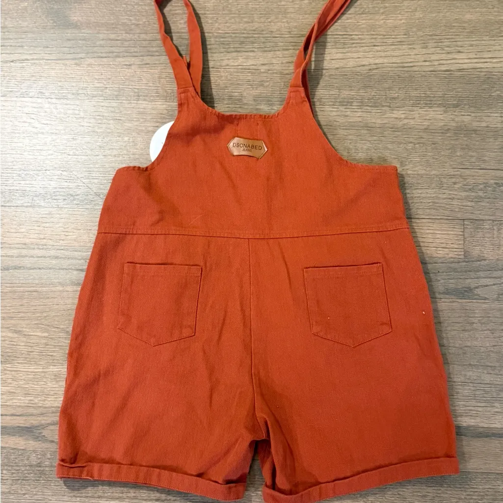 Oh Polly NWT Burnt Orange Overalls- Size Small - Image 5