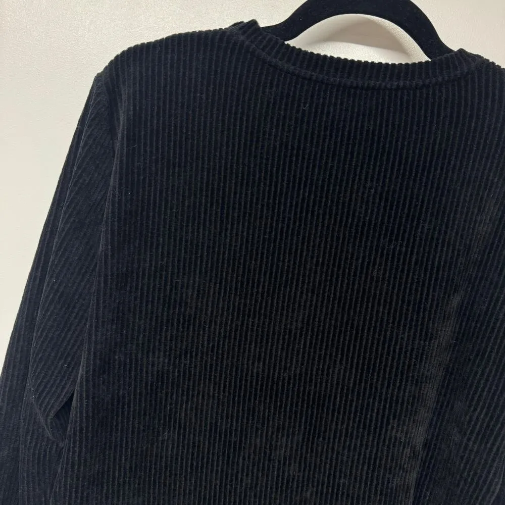 Majestic Filatures Deluxe Tee Shirt Cashmere Blend Black Velvet Size 4 Small - Image 5