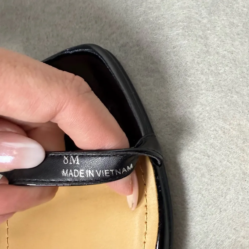 Lisa Vicky Women’s Grace Ankle Strap High Heel Sandal in Black 4” Heel size 8 M - Image 8