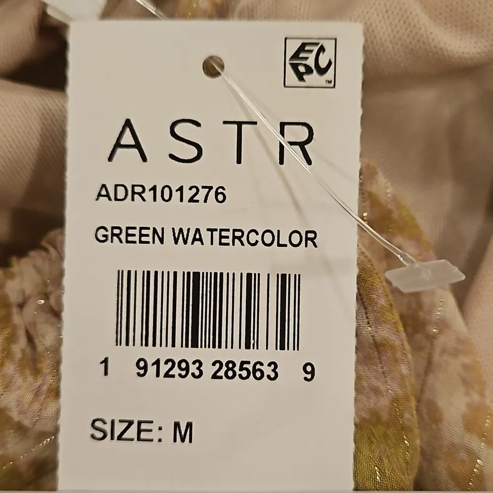 💕ASTR💕 Mid Cutout Sleeveless Maxi Dress ~ Green Watercolor Medium M NWT - Image 15