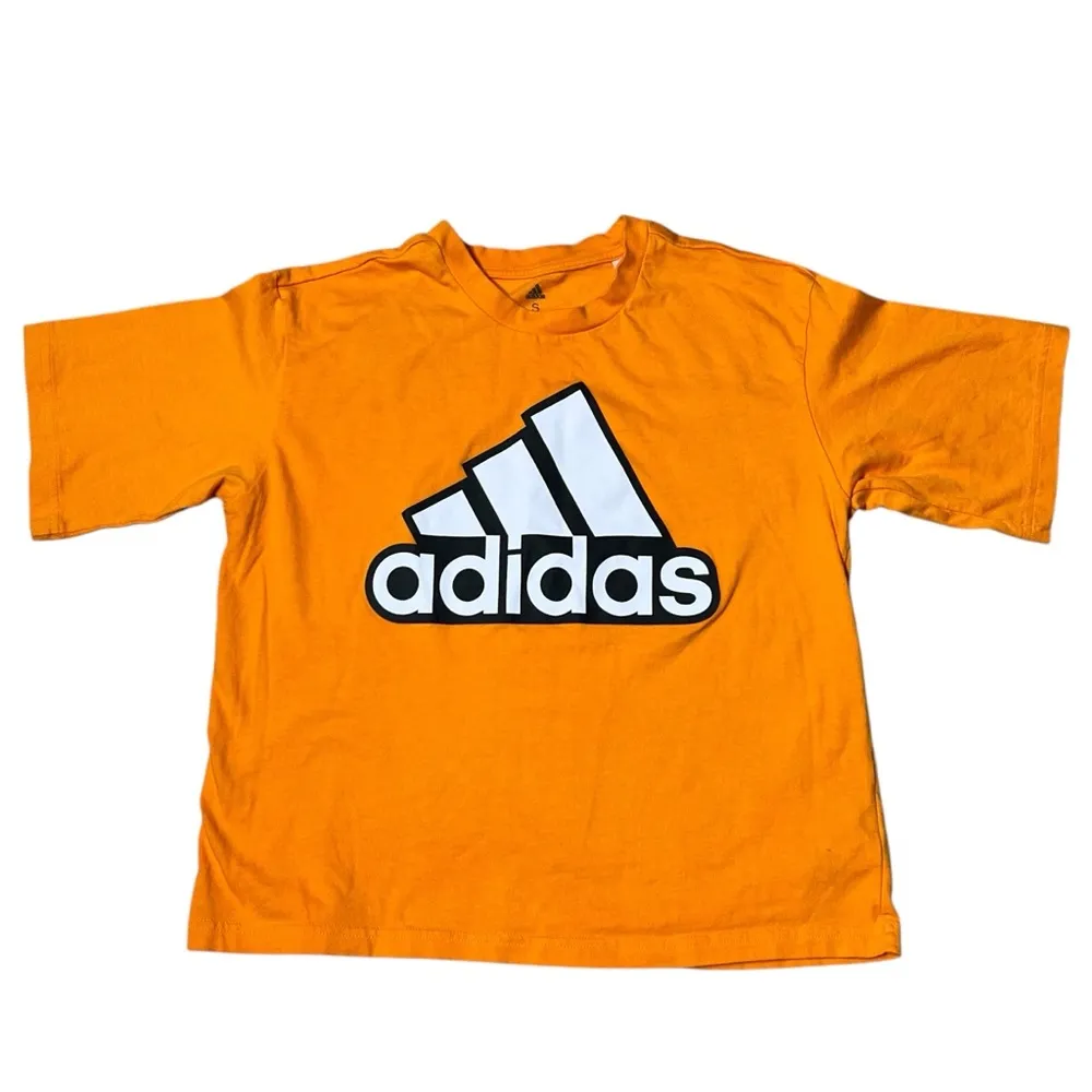 adidas Tee Activewear Casual Logo Cropped T-Shirt Short Sleeve - Image 9