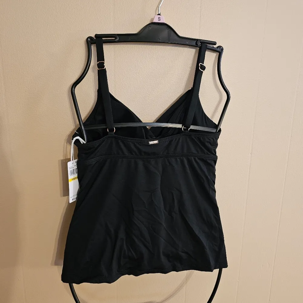 Anne Cole 32B/34C Small Black Tankini Top - Image 2