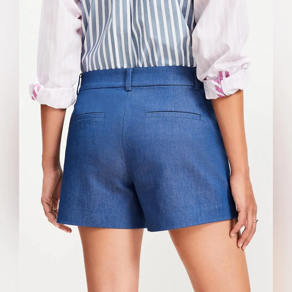 Ann Taylor‎ Loft the riviera short dark wash denim shorts women’s size 0 - Image 2