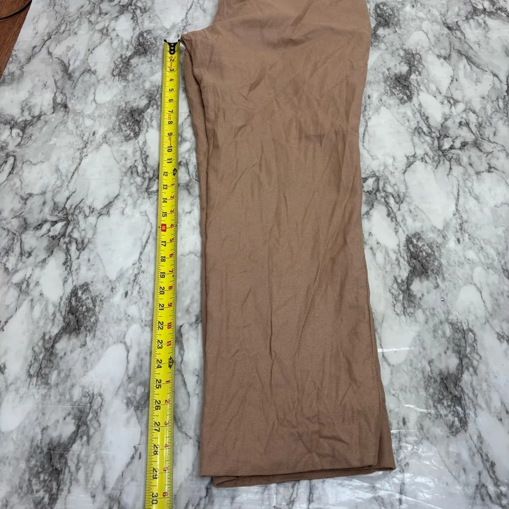 Banana republic Ryan Fit Nova Fides Italian Wool Blend Slim Pant brown tan 14 - Image 8