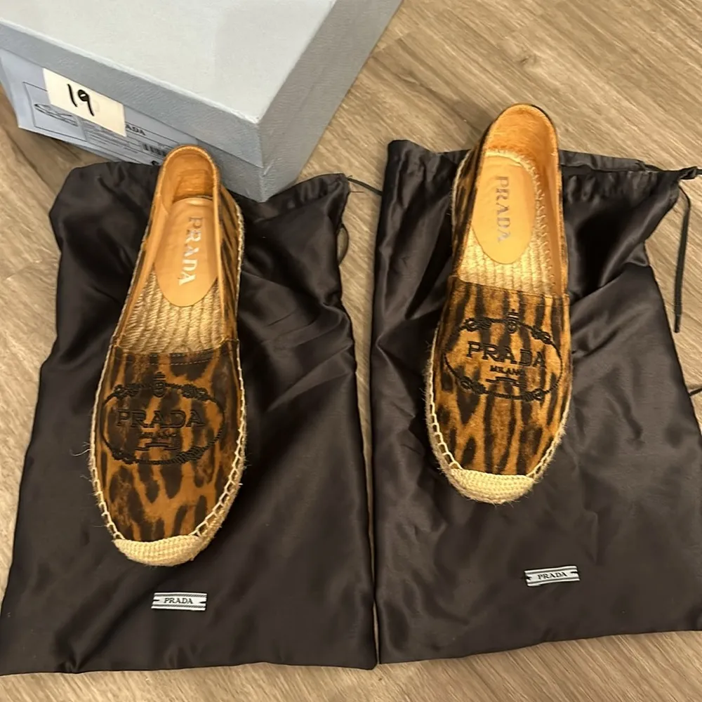 Leopard Print PRADA Espadrilles - Image 12