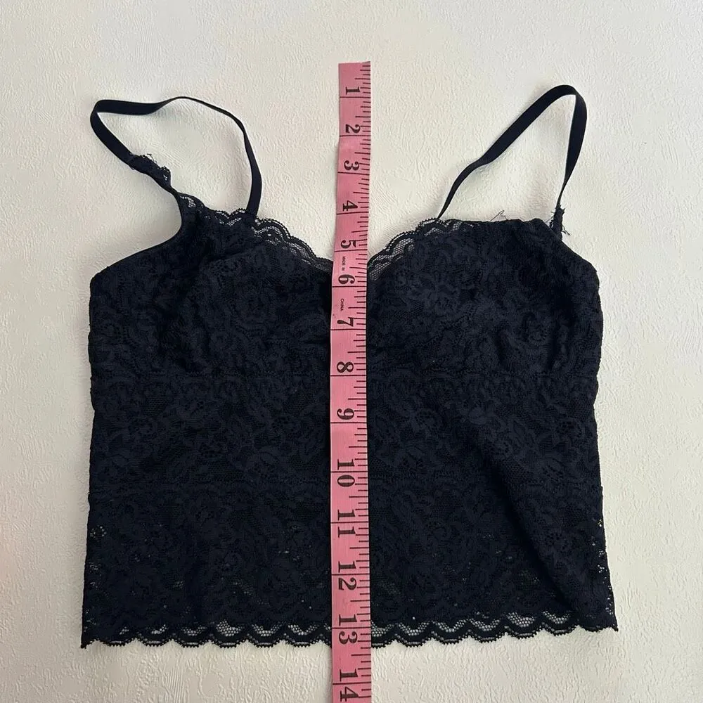 Gilly Hicks by Abercrombie Lace Bralette Black XS NWT Unlined Scalloped - Image 8