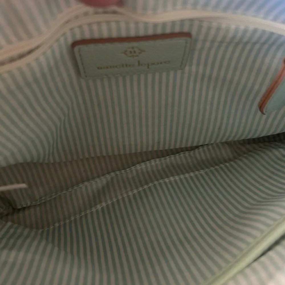 Nanette Lepore Straw Clutch Wristlet - Image 8