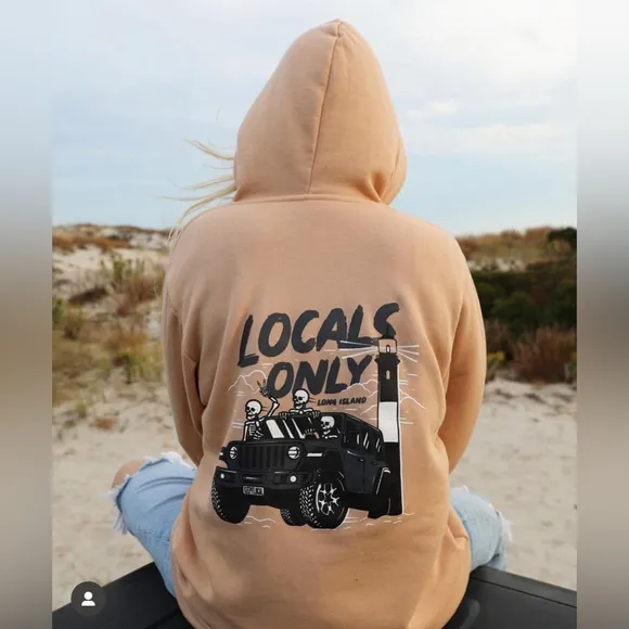 Locals only limited edition sweatshirt 🏄 Gold Size L - Image 2