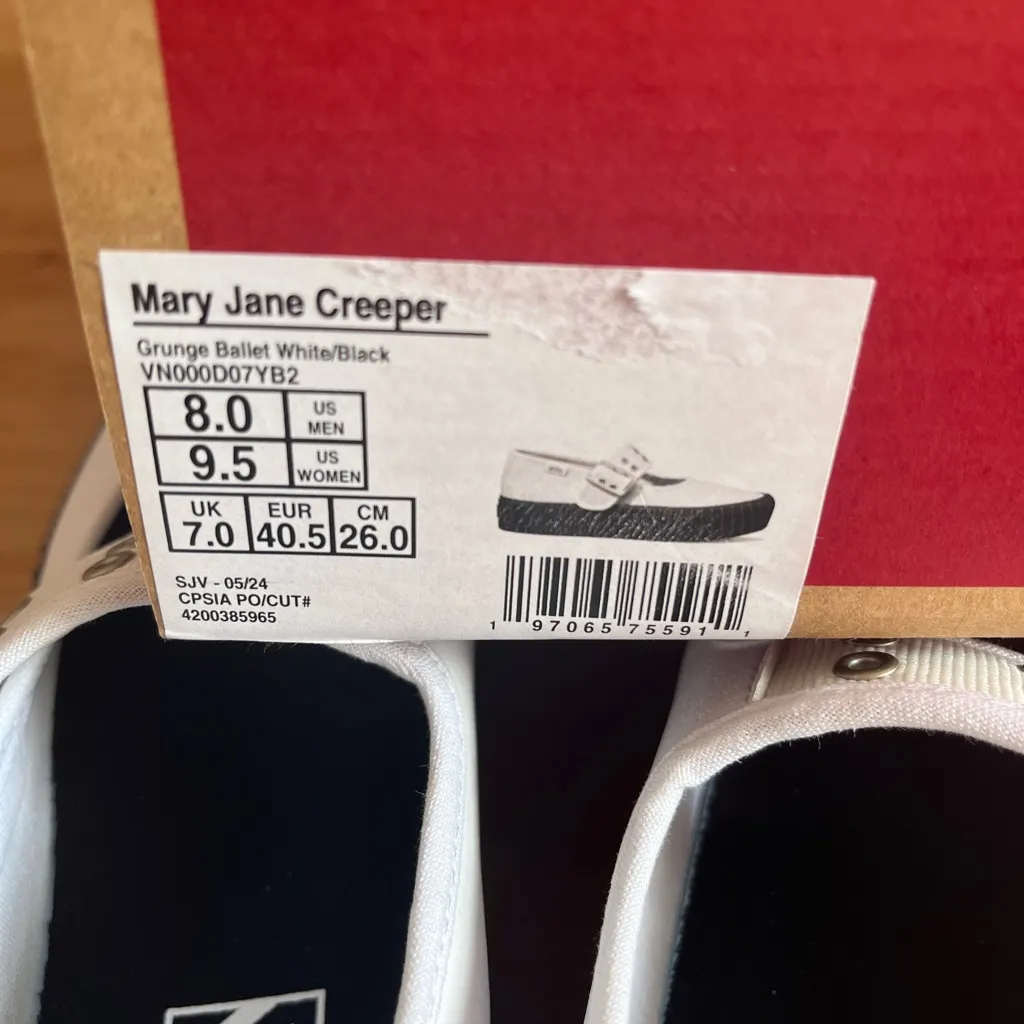 Vans Mary Jane Creeper Shoe Women 9.5 US - Image 12