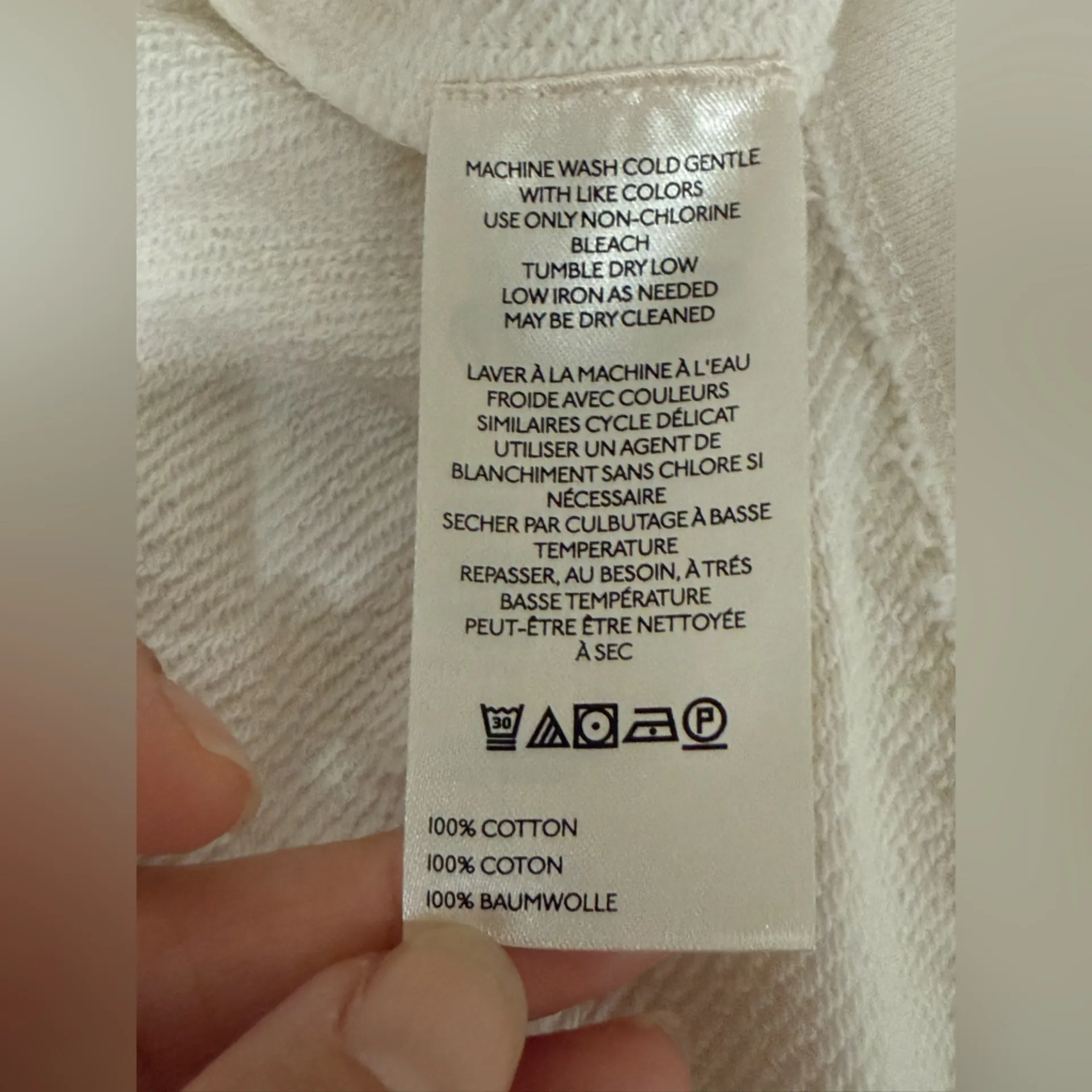 NWT PILCRO Ivory Sweater Sleeve Top Size Small - Image 14