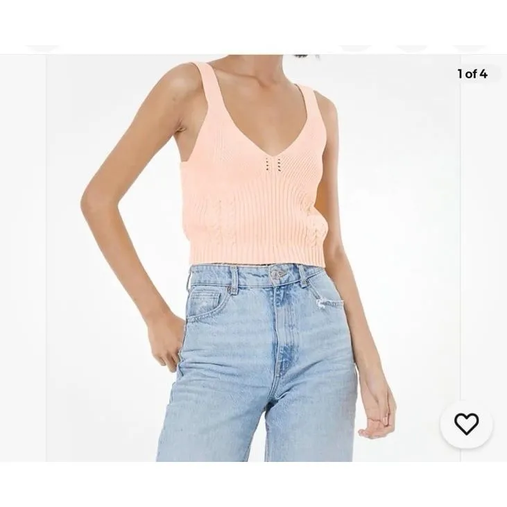 Young fabulous and broke pink woven tank top - Image 4