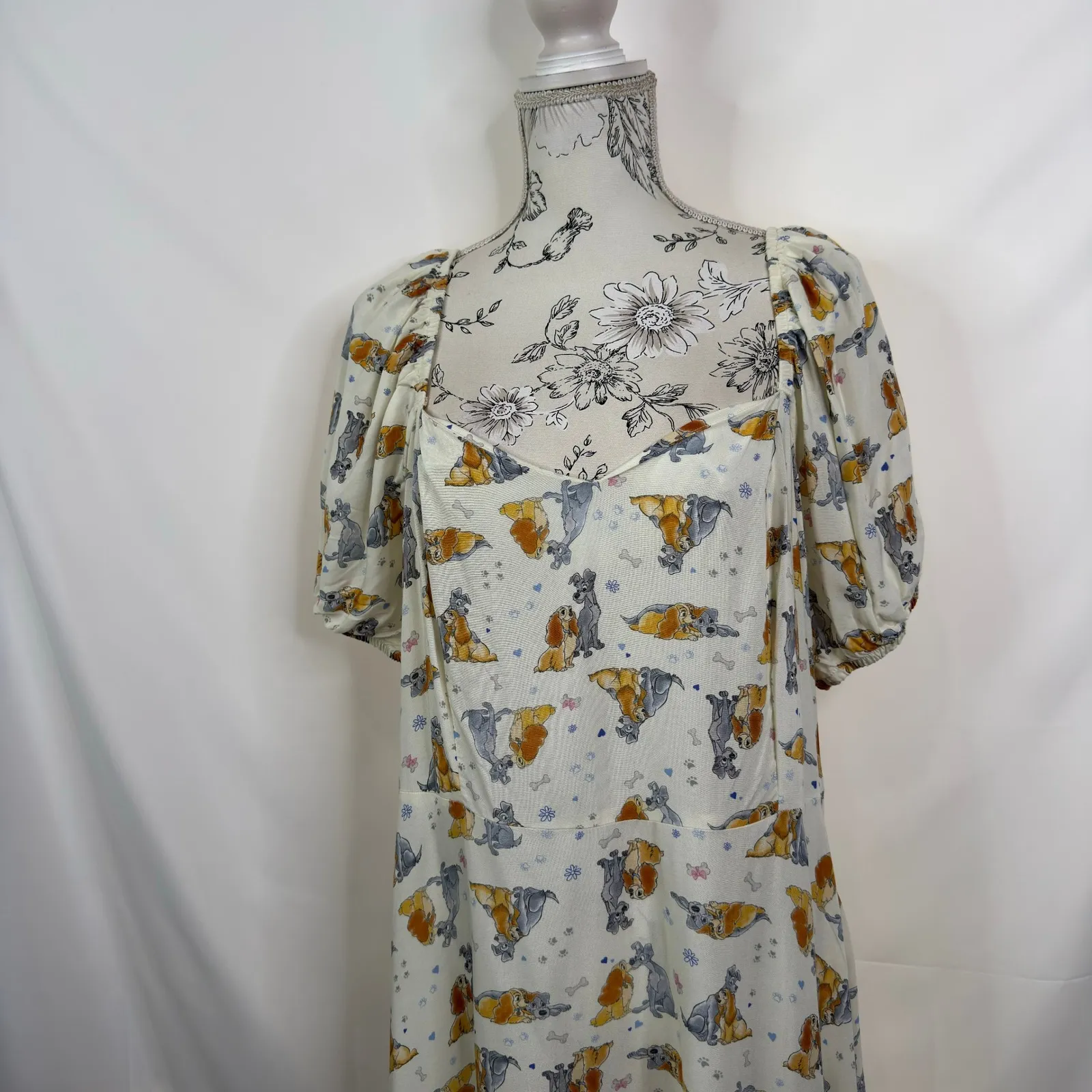 Her Universe Disney Lady and The Tramp Sweetheart Mini Dress Size 2X NWT - Image 9