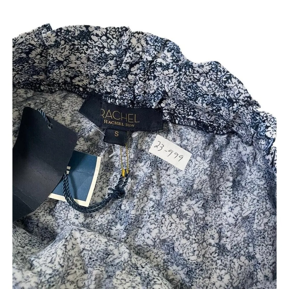 Rachel Roy Women Size Small Skirt Blue White Ruffle NWT 23-999 - Image 3