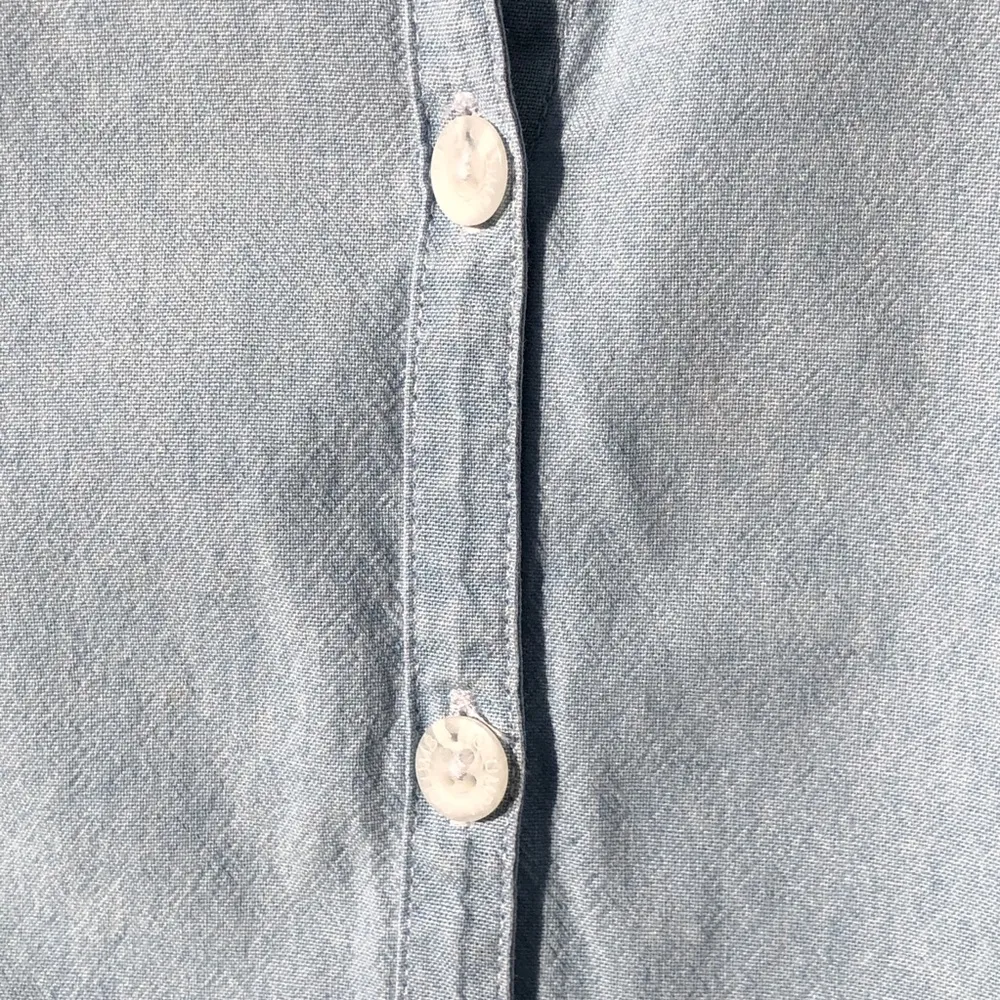 Columbia Sleeveless Lightweight Button Down Outdoor Blue Shirt Hiking M - Image 5