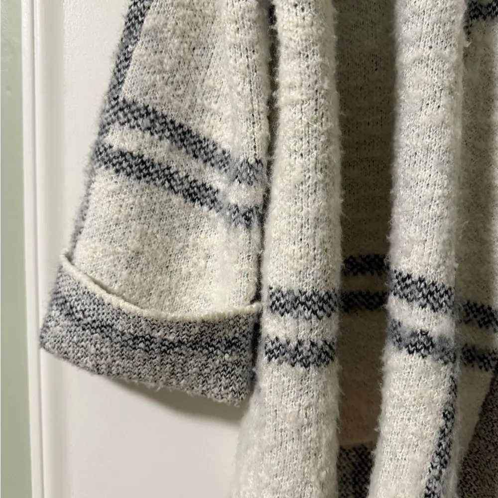 Free People Windowpane Wool Oversized Cardigan Size XS/S - Image 6