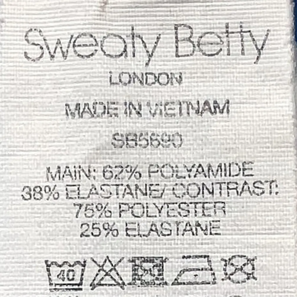 Sweaty Betty Power Block Gym Leggings Sage & Pink Colorblock Women's Size XS - Image 7