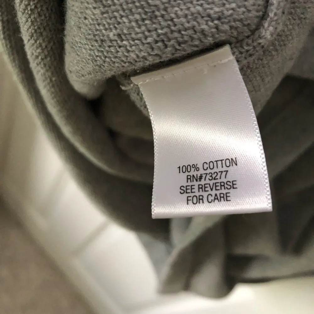 ELLE knit dress drawstring waist 100% cotton mini dress, size small - Image 8