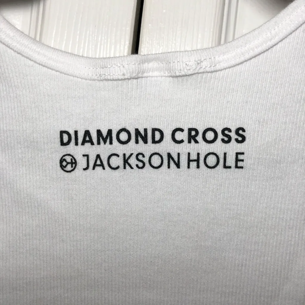 Diamond Cross Ranch White and Red Howdy Baby Tank Size L Size L - Image 6