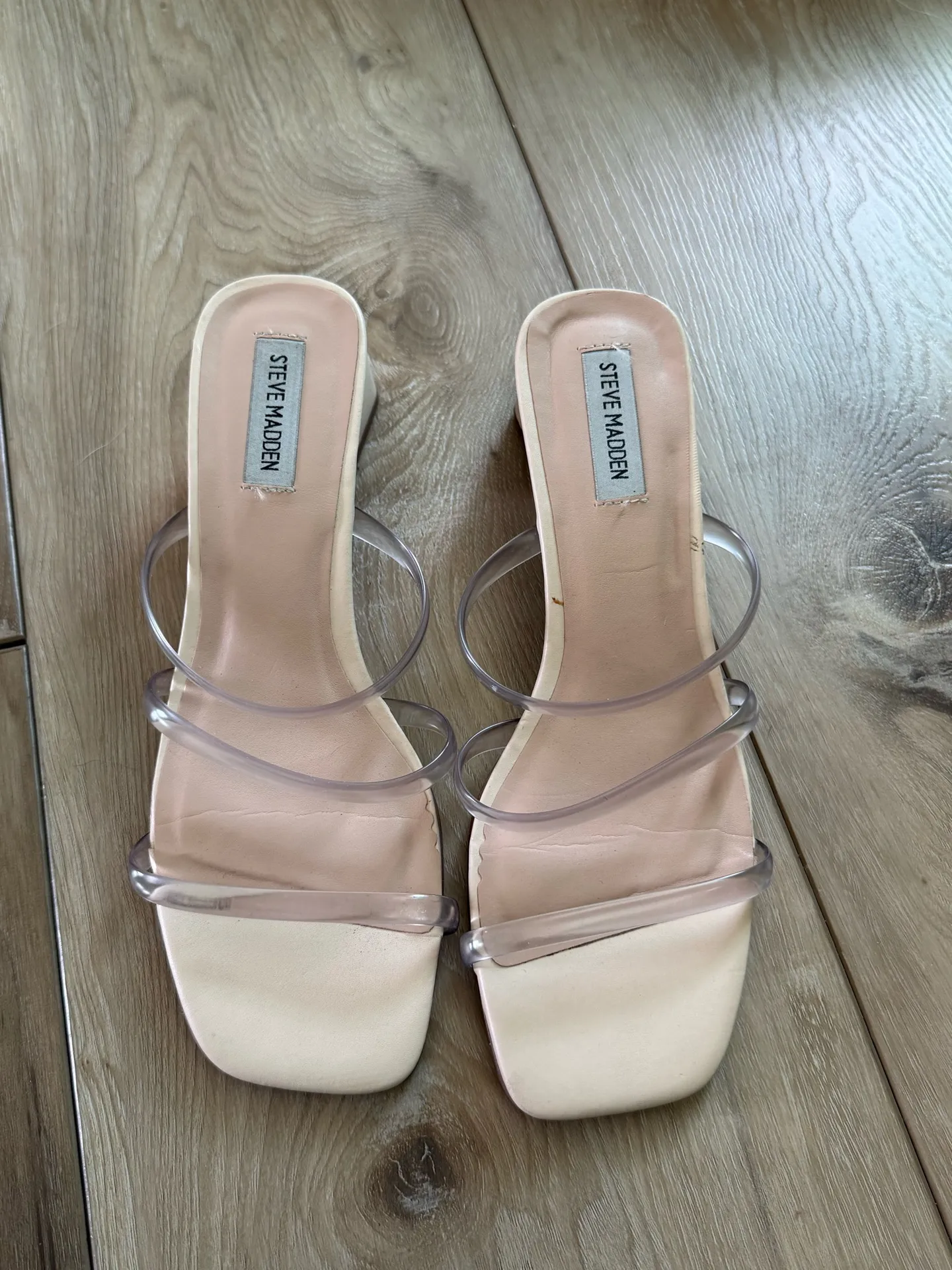 Steve Madden  Heels Clear Strap Women’s Size 7.5 - Image 2