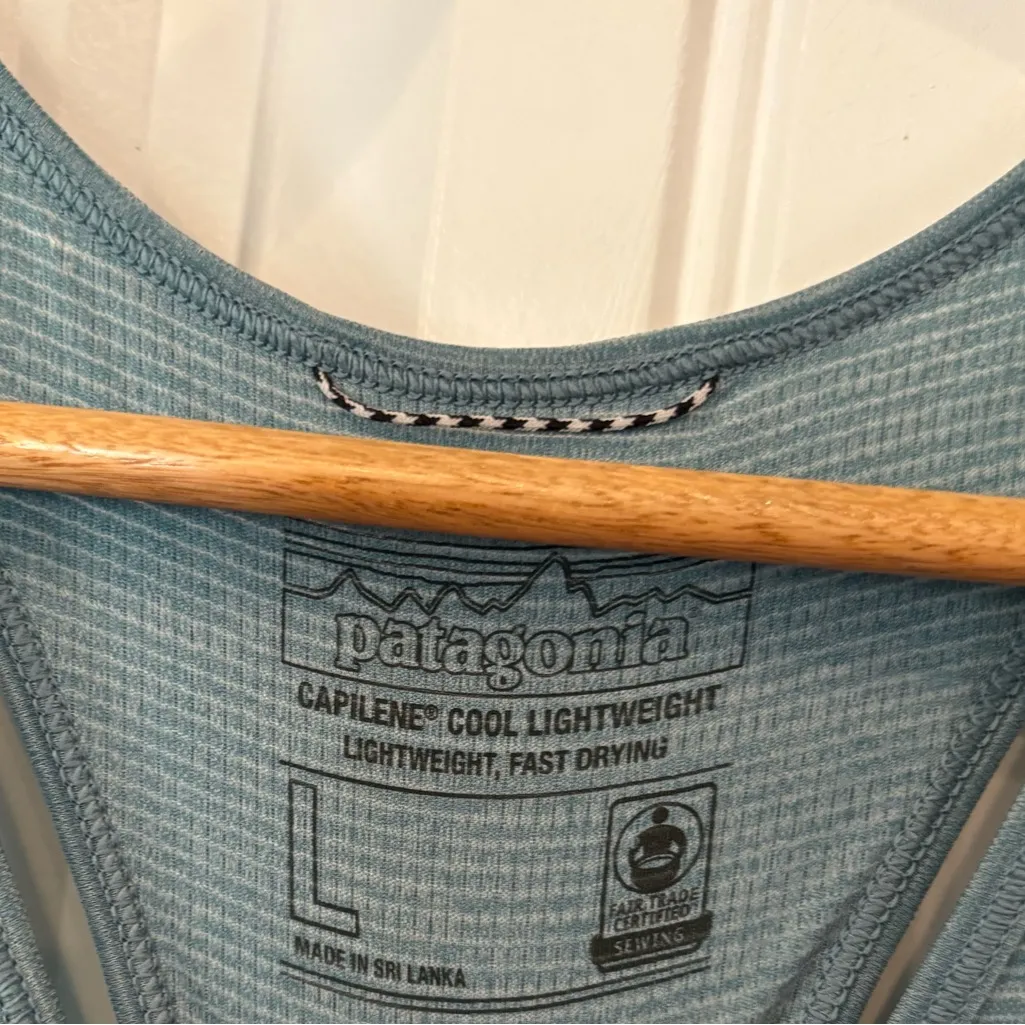 Patagonia Capilene Blue Tank Top Size Large‎ - Image 7