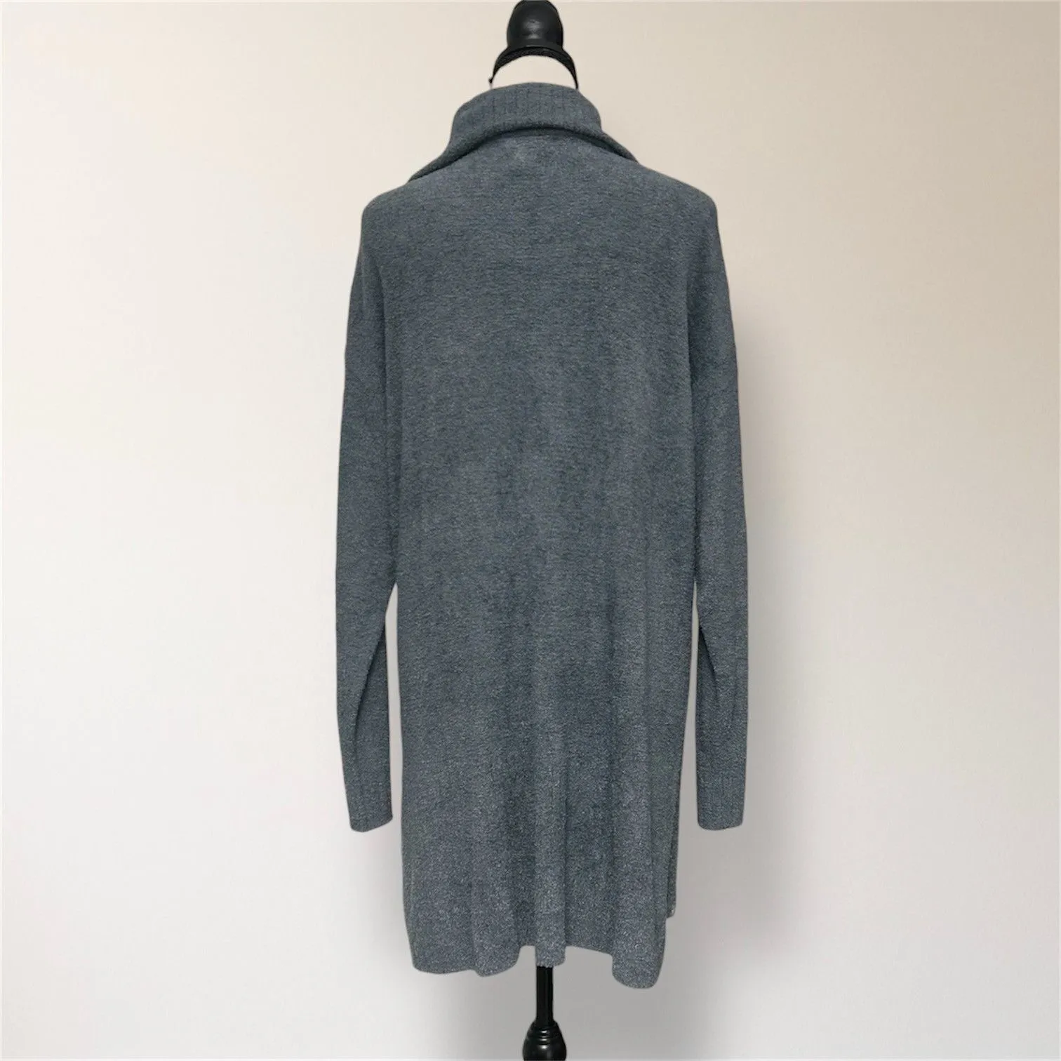 Barefoot Dreams XL CozyChic Lite High Rib Half Zip Tunic Sweater Kangaroo Pocket - Image 4