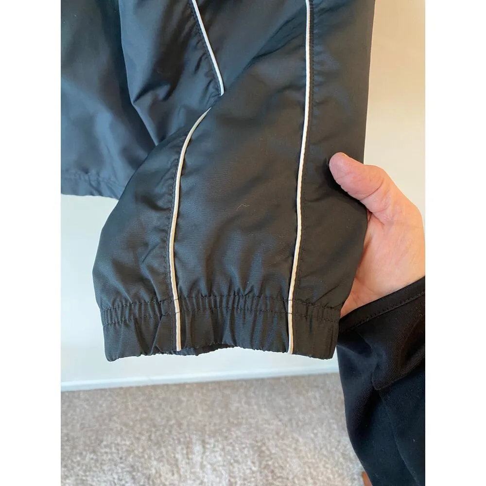 Nike Long Sleeve Stand Collar Full Zip Windbreaker Running Jacket Black Women XL - Image 4