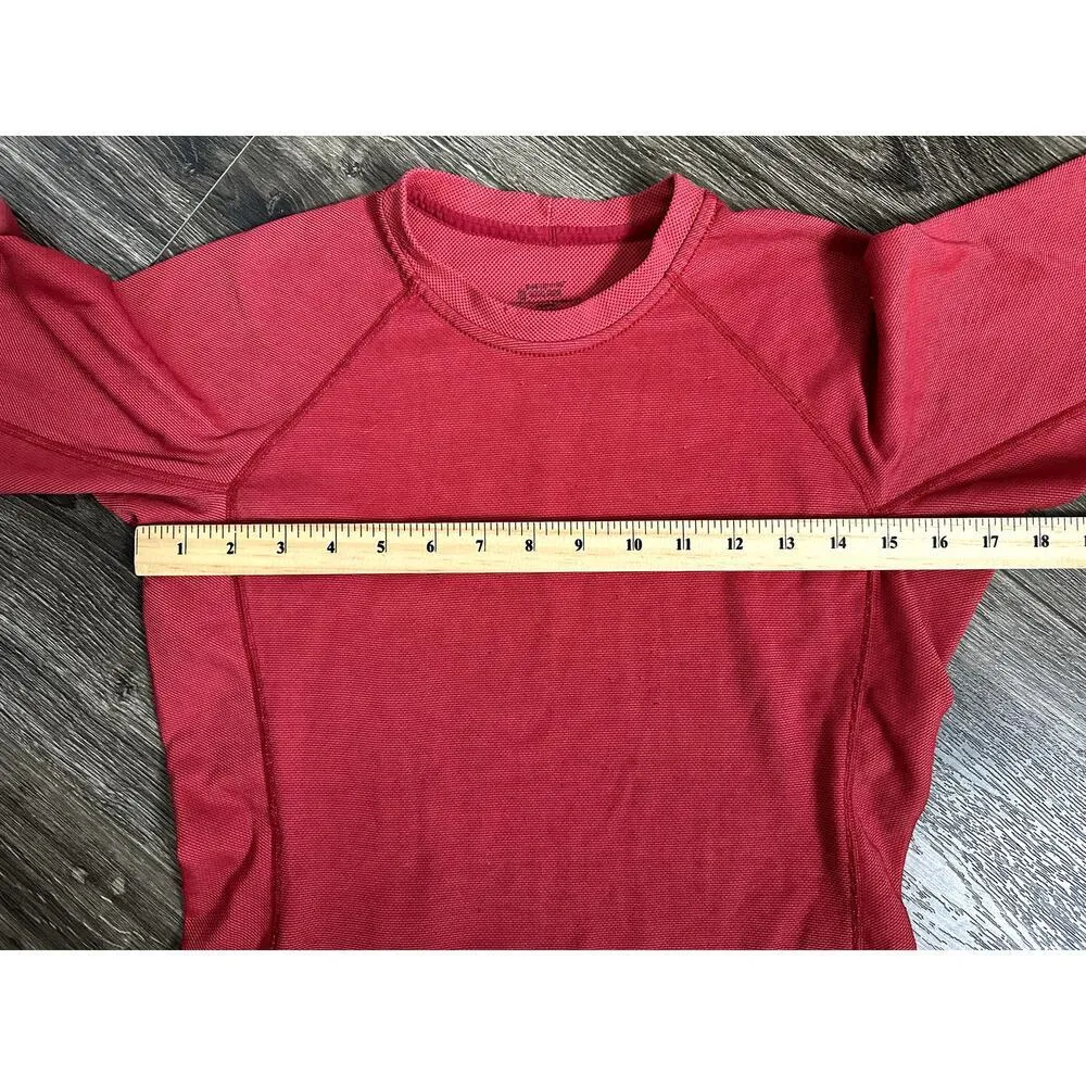 Patagonia Capilene Long Sleeve Performance Baselayer Red Shirt size medium - Image 3