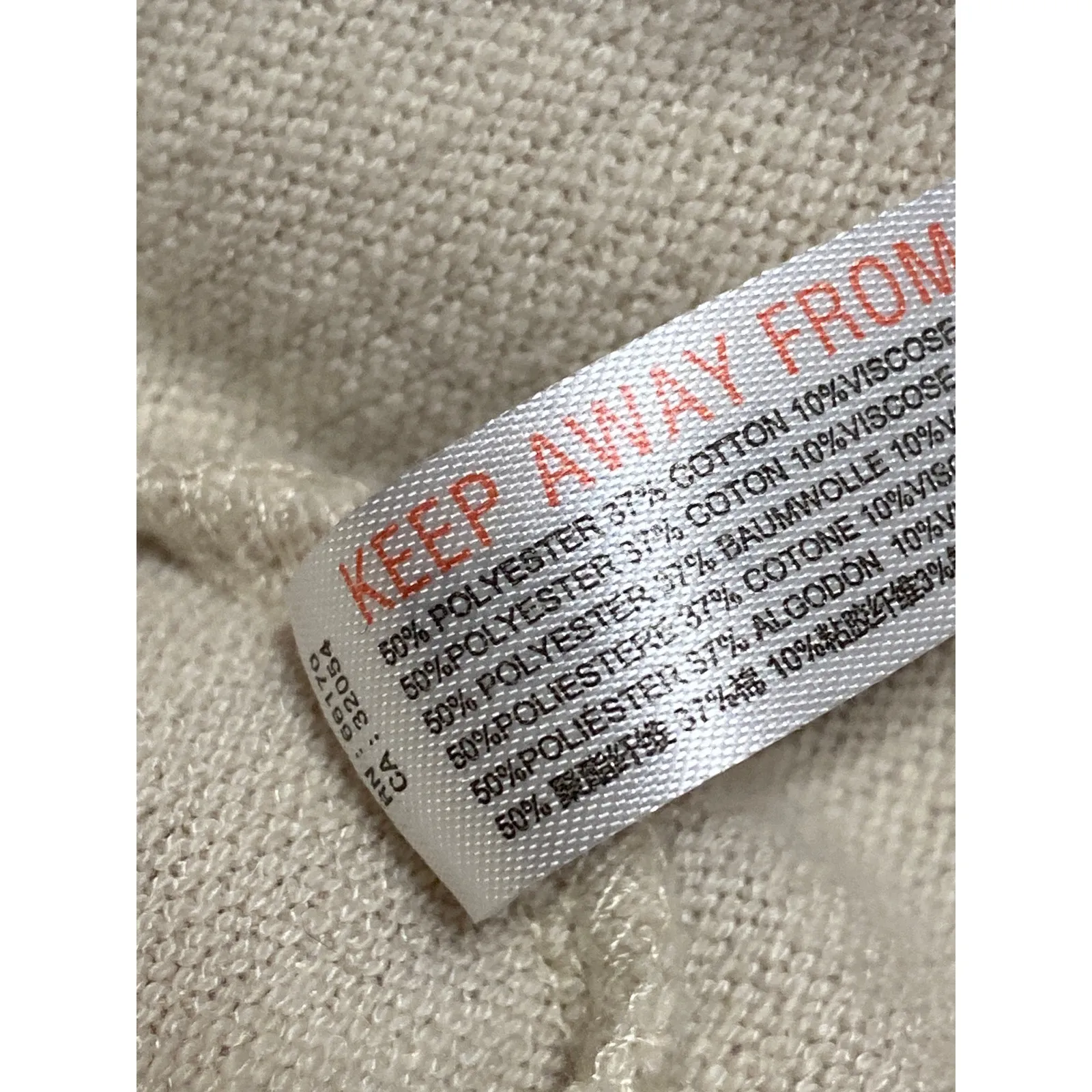 Urban Outfitters Out from Under Beige Fleece Hoodie Hooded Sweater Top Size M - Image 4