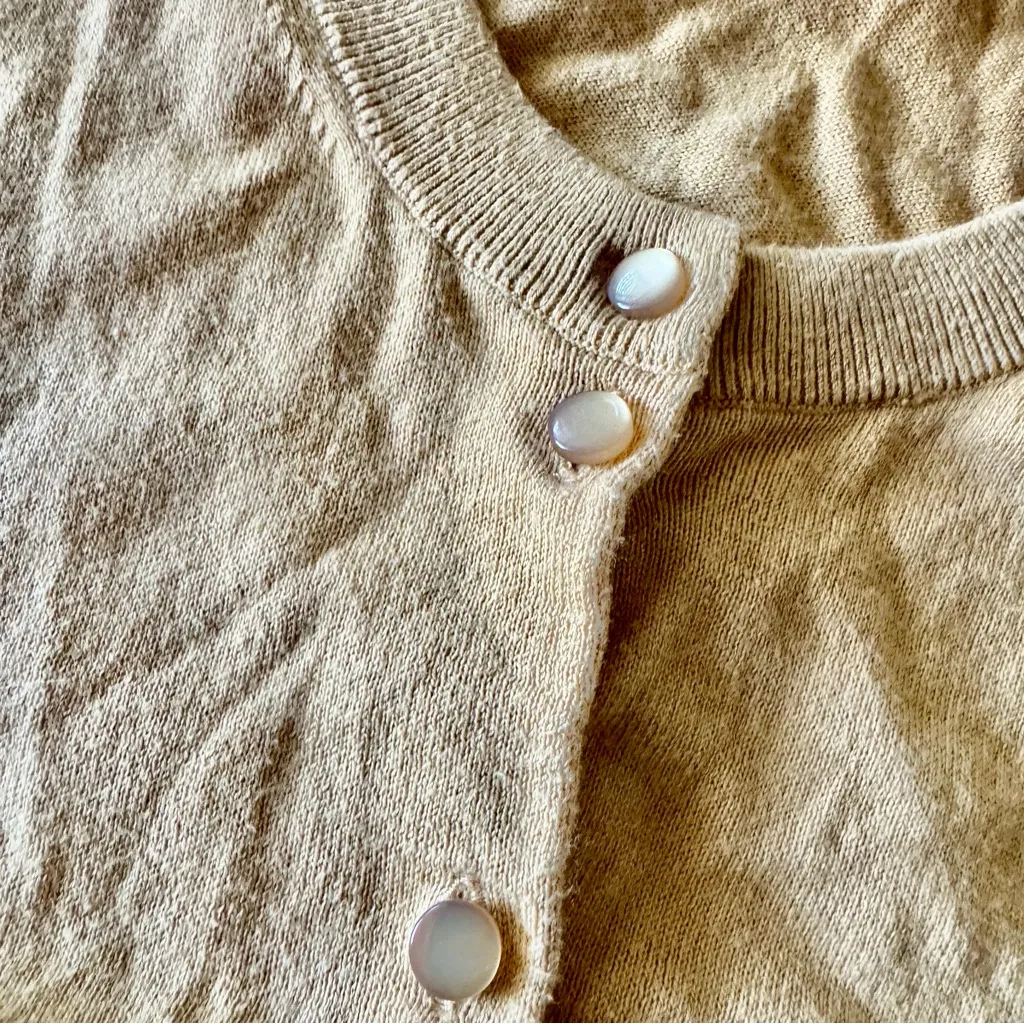 💛J.Crew Women’s Medium 100% Cotton Cardigan w/Pearl Buttons💛 - Image 3