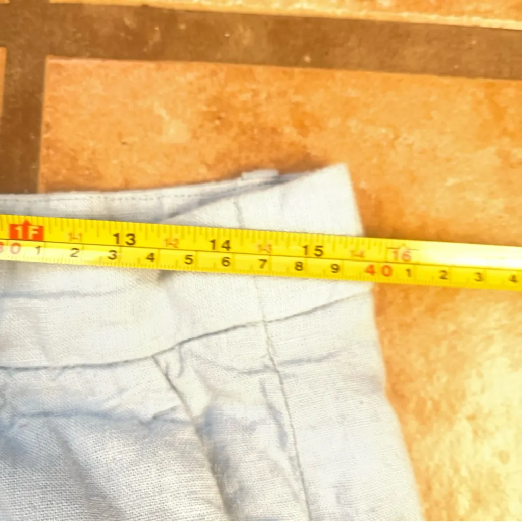 Abercrombie & Fitch Curve Love Sky Blue Wide Leg Trousers size 8 - Image 4