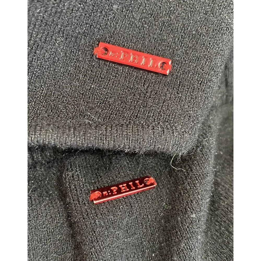 N:PHILANTHROPY Black Metallic Glittery Short Sleeve Bodysuit Joggers Set Size S - Image 10