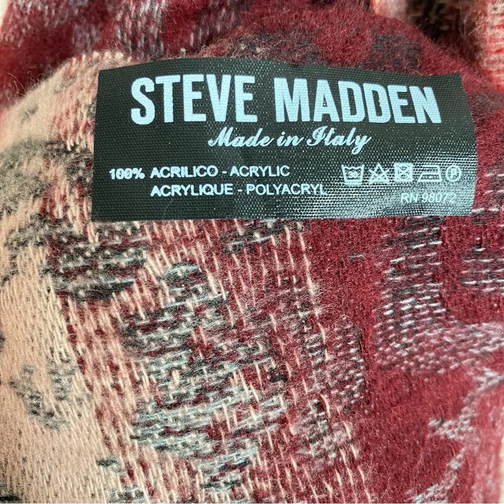 🆕 Steve Madden Scarf Red - Image 4