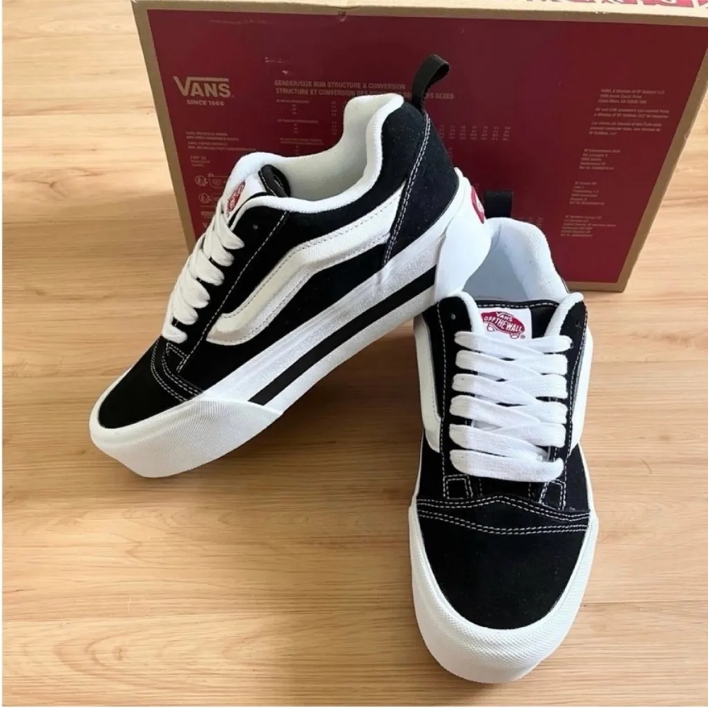 VANS Knu Stack Shoes (black/white)
Black Platform Shoes Women 9.5 US - Image 10