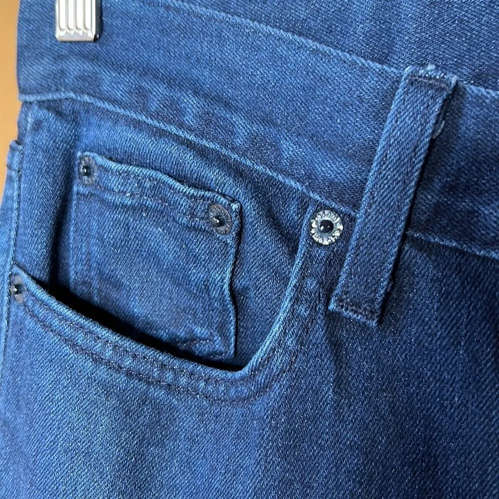 Ralph Lauren 380 Yellow Label Blue Bootcut Jean Size 28 - Image 3