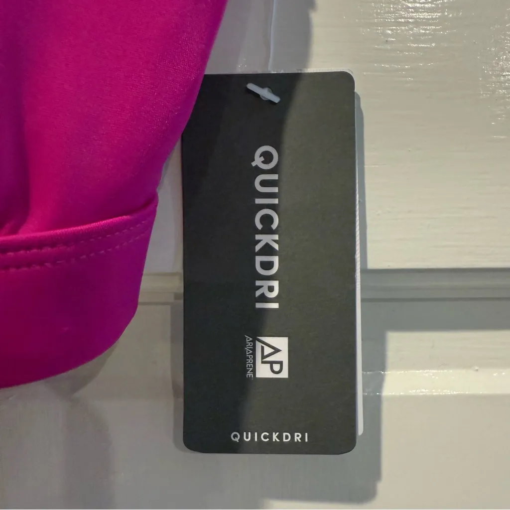 Athleta High Neck Cutout Adjustable Straps Swim Top Pink Size 34D/DD - Image 2