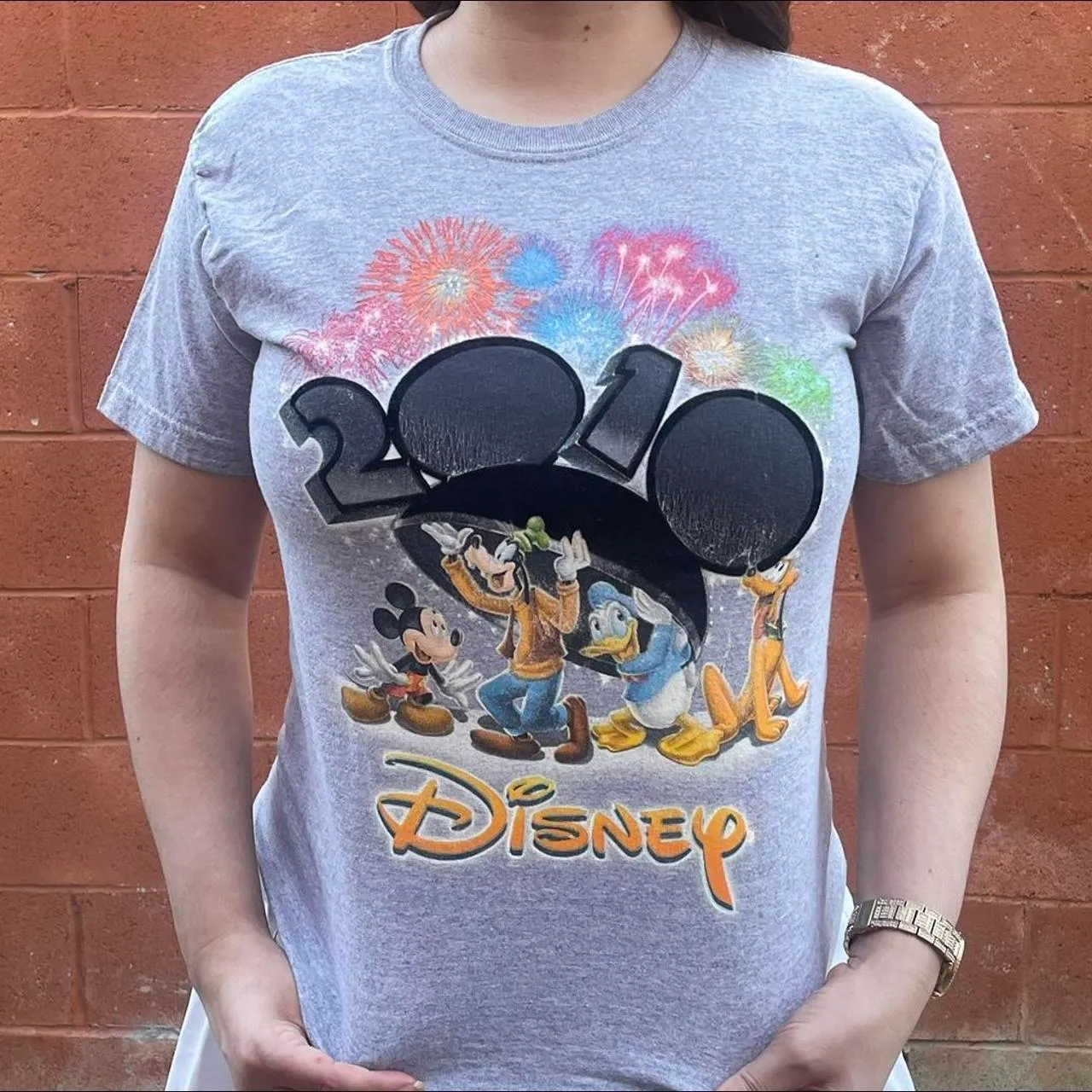 Gray Disney 2010 Shirt - Image 3
